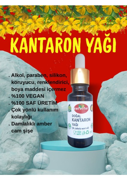Saf Kantaron Yağı 20ML - Cilt Bakım ve Onarım (St. John's Wort Oil) 20ML fiyatları