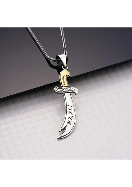 Gümüş Hz. Ali Zülfikar Kılıcı Kolye fiyatları