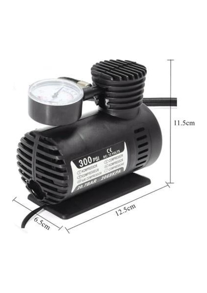 Plastik Gövdeli Siyah Mini Hava Kompresörü fiyatları