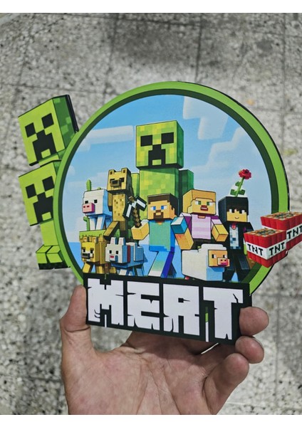Minecraft Temalı Isme Özel Kapı ve Duvar Süsü fiyatları
