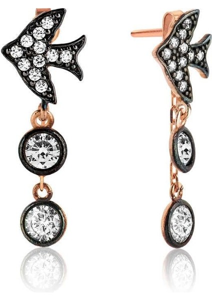 Gümüş Zincirli Kırlangıç Küpe fiyatları