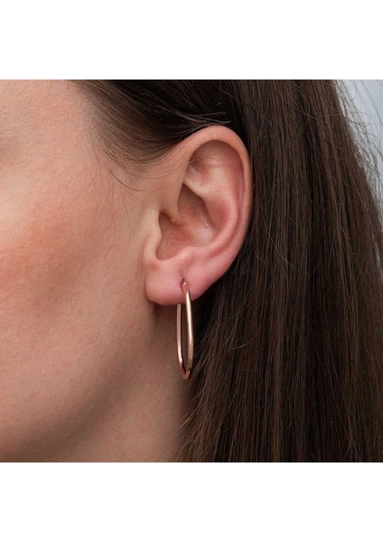 Gümüş Damla Halka Küpe fırsatları