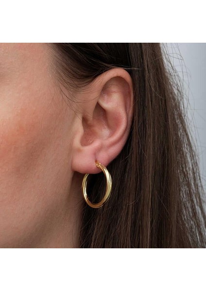 Gümüş Gold 3 mm Burgu Şarnel Küpe fırsatları