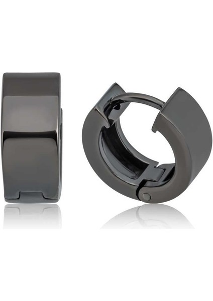 Gümüş Halka Erkek Küpe