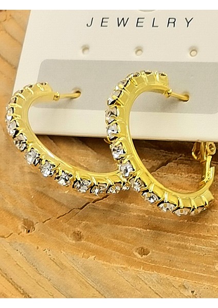 Kararmaz Lüks Küpe