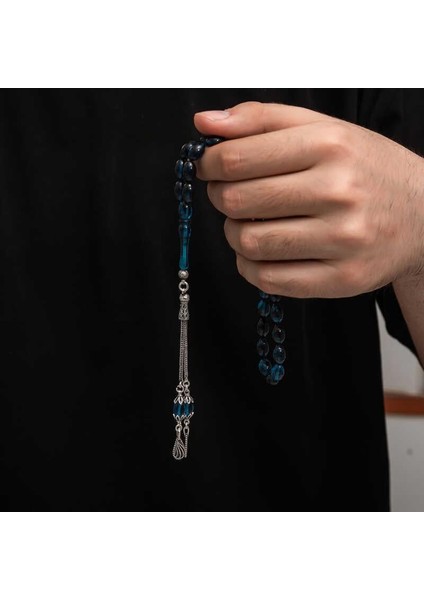 Gümüş Püskül Sıkma Kehribar Tesbih fiyatları