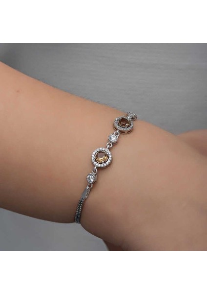 ​gümüş Yuvarlak Zultanit Taşlı Kadın Bileklik indirimleri