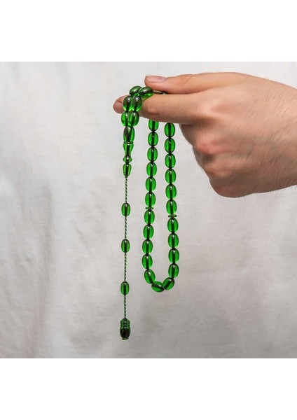 Sıkma Kehribar Tesbih