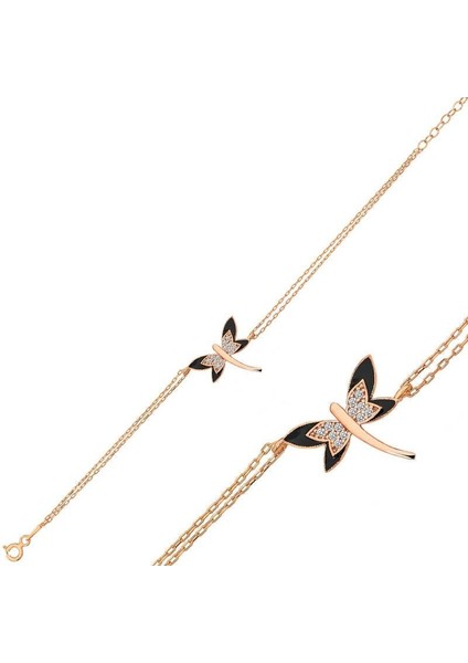 ​925 Ayar Gümüş Rose Yusufçuk Bileklik fiyatları