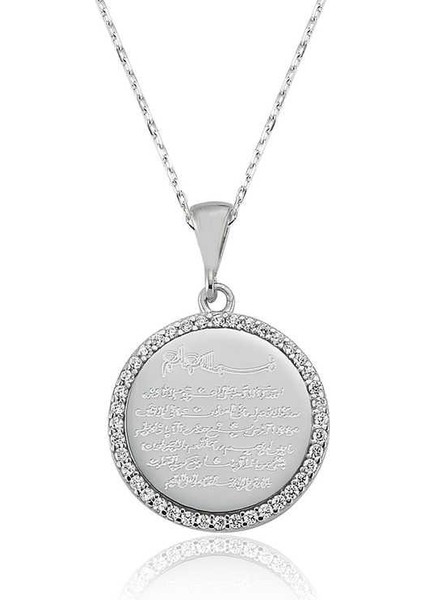 Gümüş Ayetel Kürsi Bayan Kolye fiyatları