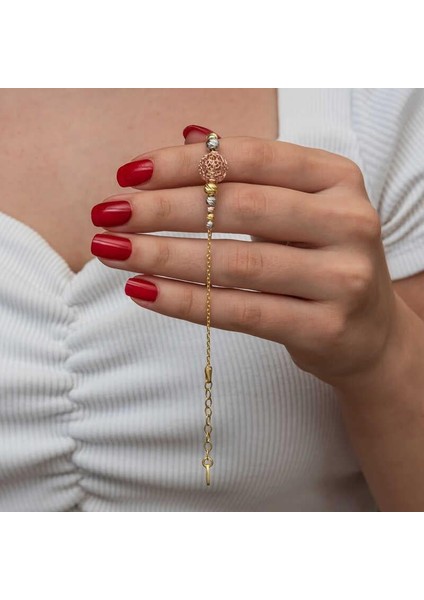 Gümüş Renkli Top Dorika Kadın Bileklik fiyatları