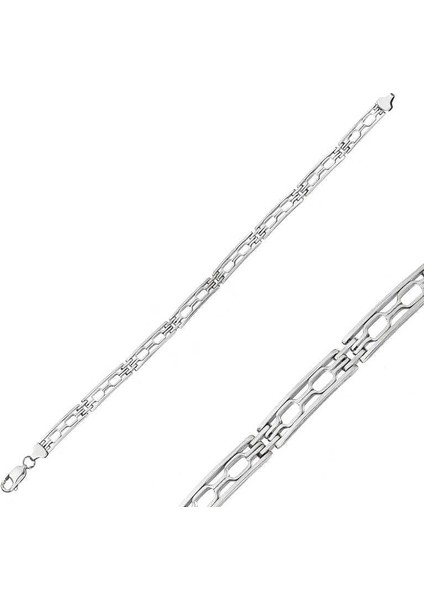 925 Ayar Gümüş Oksitli Erkek Bileklik fiyatları