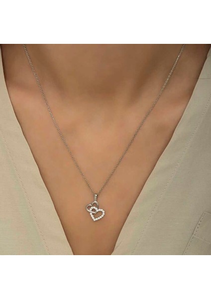 925 Ayar Gümüş Kalp Bayan Gümüş Kolye fırsatları
