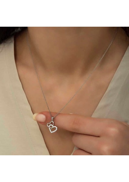 925 Ayar Gümüş Kalp Bayan Gümüş Kolye indirimleri