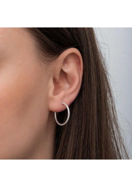 Gümüş Kalemli Halka Kadın Küpe fiyatları