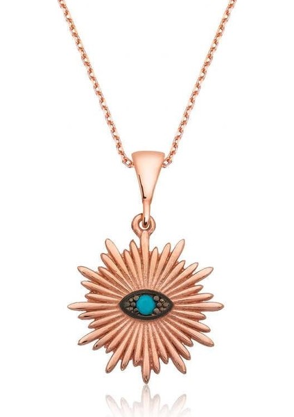 925 Ayar Gümüş Nazar Göz Gümüş Kolye