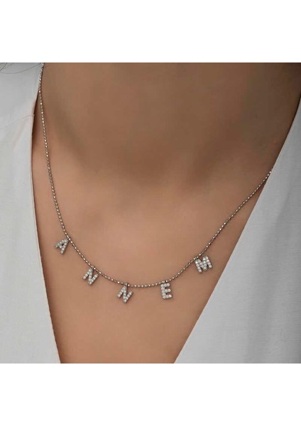 ​925 Ayar Gümüş Annem Yazılı Bayan Gümüş Kolye fırsatları