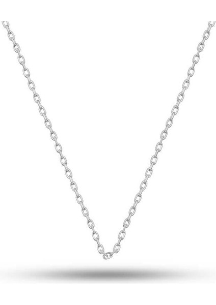 Gümüş 0.40 Mikron 60 cm Forse Zincir