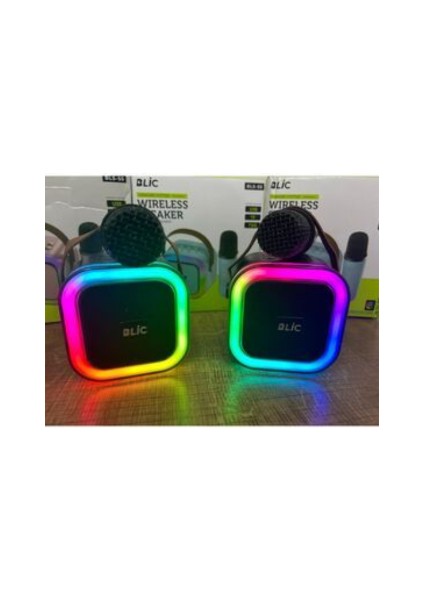 Bls-55 Karaoke Mikrofonlu Bluetooth Hoparlör fırsatları