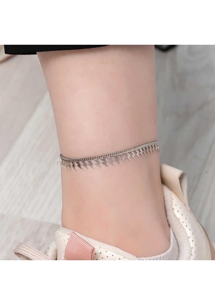 925 Ayar Gümüş Şimşek Halhal