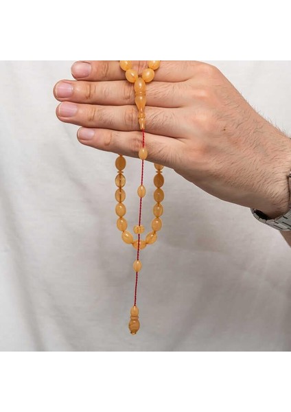 Sıkma Kehribar Tesbih