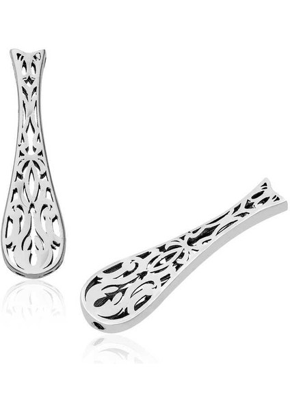 925 Ayar Gümüş Lale Desenli Tesbih Imamesi