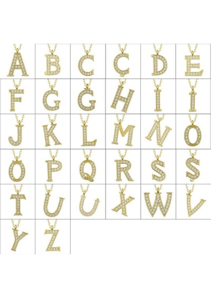 925 Ayar Gümüş Gold E Harfi Kadın Gümüş Kolye fiyatları