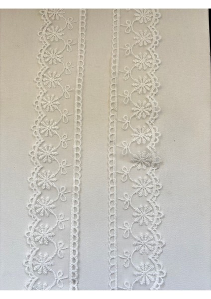 Kenar Fiyonk Kartanesi Model Polyester Güpür Dantel