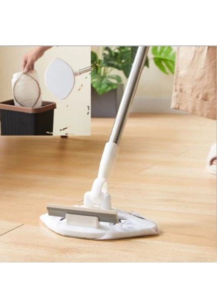 Çok Amaçlı Mikrofiber Temizleme Mop Seti, Cam ve Yüzey Uyumlu, Pratik Kullanım