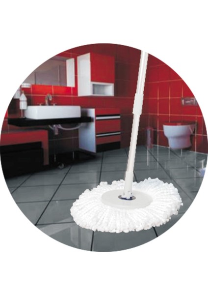 Yuvarlak Döner Başlı Mop Sap Seti, Temizlik Kolaylığı ve Pratik Kullanım fiyatları