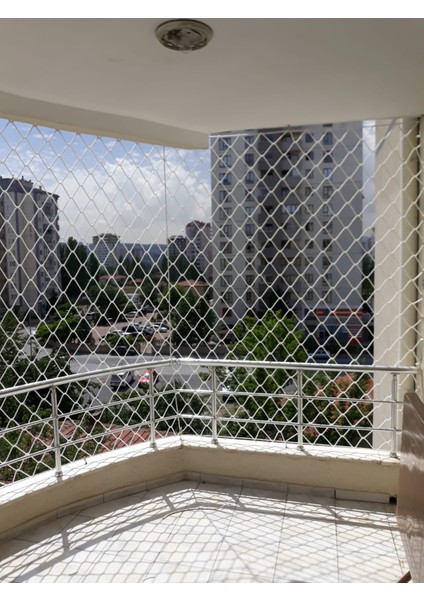 Balkon Filesi 3 Metre Çocuk Güvenlik Filesi Güvenlik Ağı (Göz Aralıkları 10 Cm) modelleri