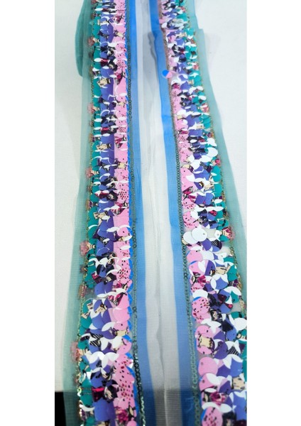 Rengarenk Pul Payet Şerit indirimleri