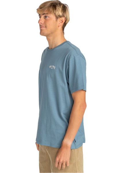 Arch Crew Ss Erkek Mavi Tişört modelleri