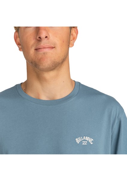 Arch Crew Ss Erkek Mavi Tişört