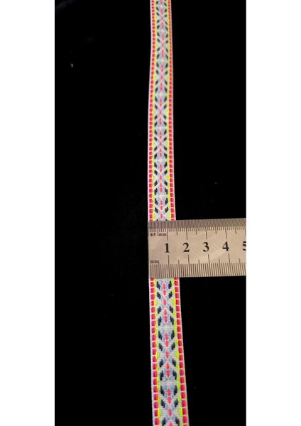 Neon Renkli Etnik Dokuma Şerit ( 1,5 cm ) fırsatları
