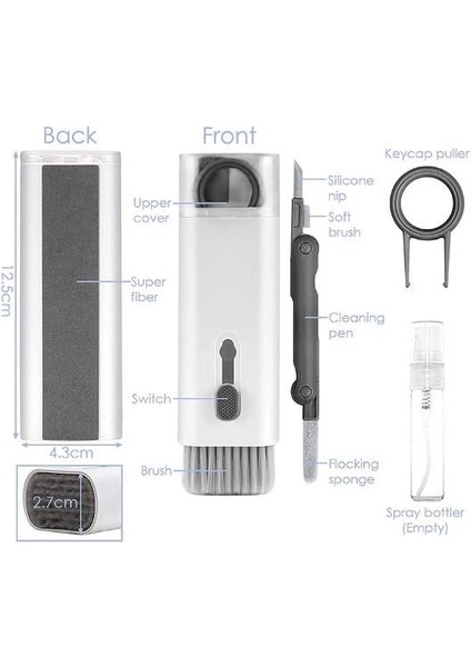 Çok Fonksiyonlu 7 Parça Klavye Ekran Kulaklık Temizleme Kiti indirimleri