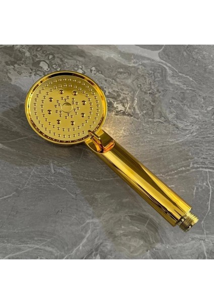 Gold Renkli Modern Duş Başlığı