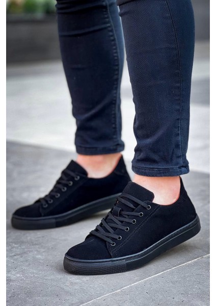KB-122 Kuback Siyah Süet Siyah Yüksek Taban Bağcıklı Günlük Erkek Ayakkabı fiyatları