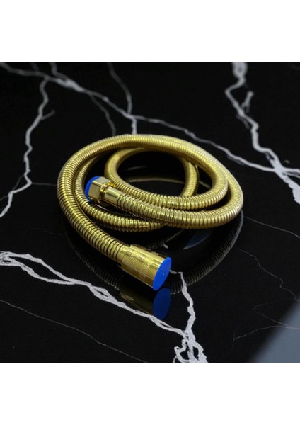 Gold Renkli Spiral Duş Hortumu (1,50 Mt) fiyatları
