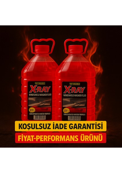 YAZLIK CAM SUYU 5 LİTRE X 2 ADET