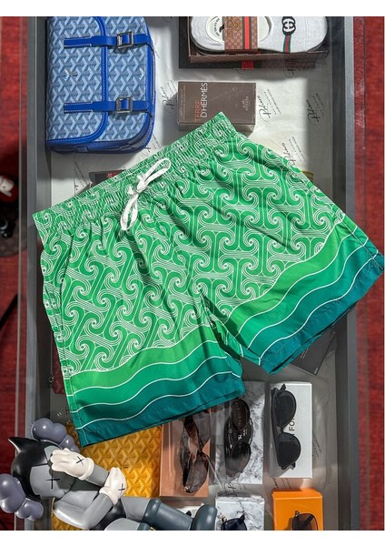 Yeşil Erkek Deniz Şortu Ss modelleri