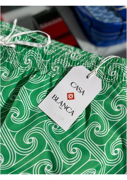 Yeşil Erkek Deniz Şortu Ss