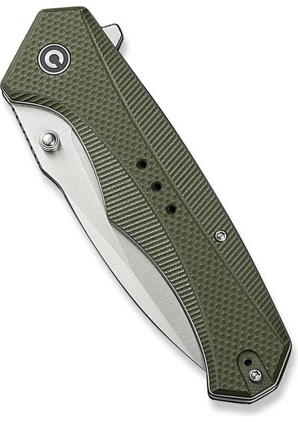 Photonix Flipper & Thumb Stud Knife Od Green G10 Handle Çakı indirimleri