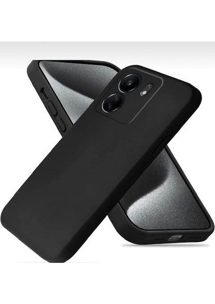 Xiaomi Redmi 13C Uyumlu Kılıf Lansman Kadife Iç Yüzeyli Yumuşak Soft Koruyucu Kapak