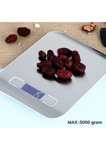 Hassas Dijital Mutfak Tartısı, 5 kg Kapasiteli, LED Ekranli, Kolay Kullanım fiyatları