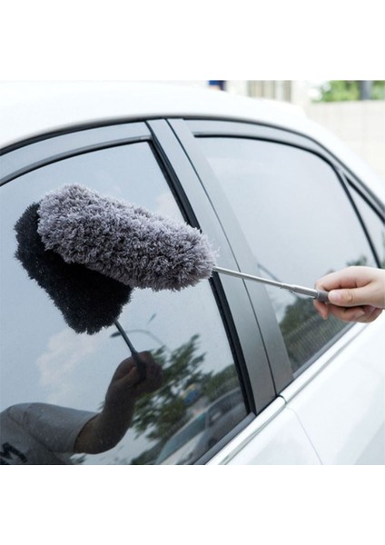 Teleskopik Toz Alma Fırçası, 280CM, Ergonomik, Bükülebilir, Köşe ve Bucak Temizliği