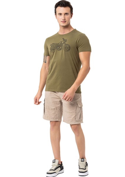 Tj Erkek Yeşil Tişört