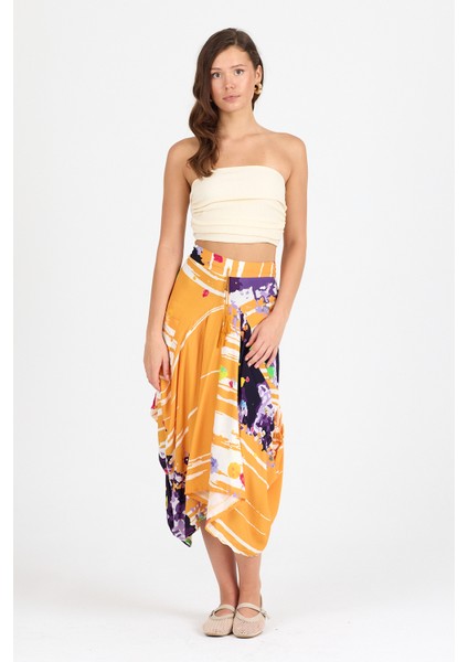 Kadın Digital Baskı Şalvar Etek 984