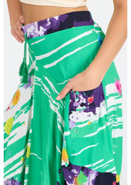 Kadın Digital Baskı Şalvar Etek 984 fiyatları