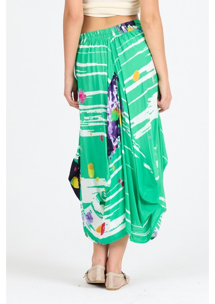 Kadın Digital Baskı Şalvar Etek 984 modelleri